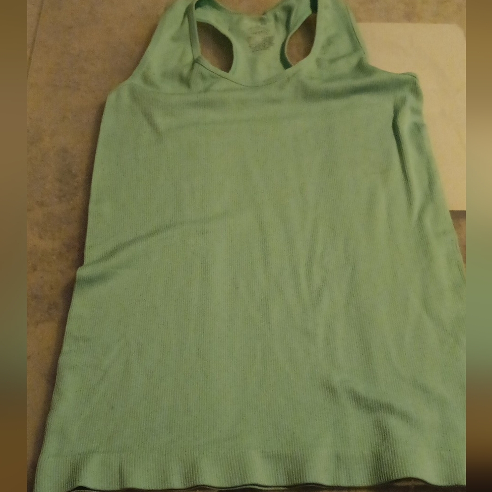 Mint green tank top